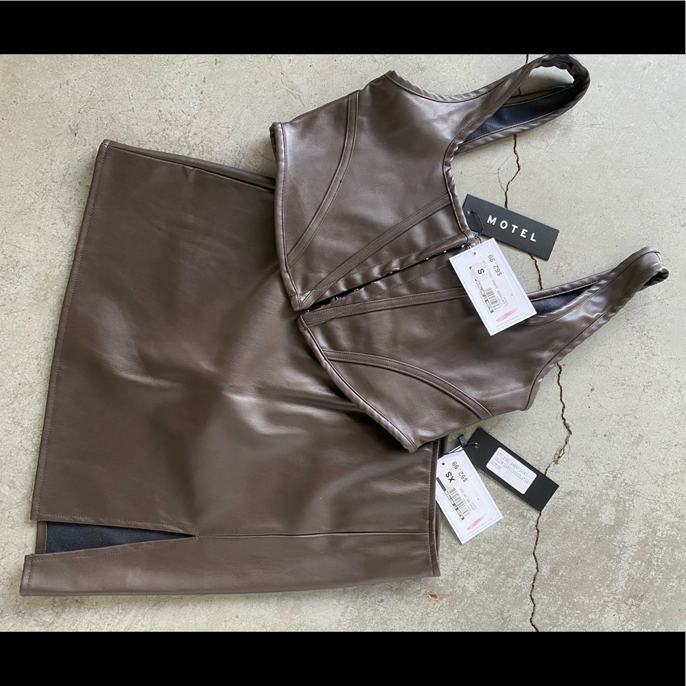 Motel Rocks set (includes top, skirt, and jacket)